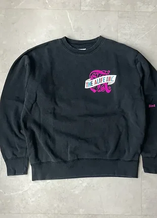 Кофта свитшот vintage y2k alife new york streetwear boxy sweatshirt