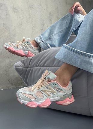 Кроссовки new balance 9060 baby shower pink/кросівки жіночі нью беланс