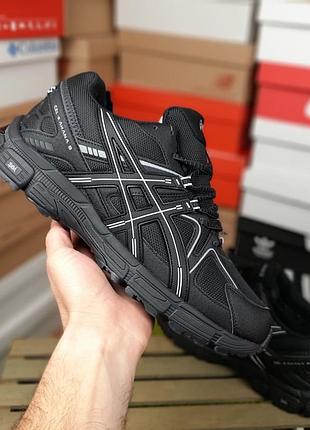 ❄️ чоловічі кросівки asics gel kahana 8 великани чорні з білим  ❄️