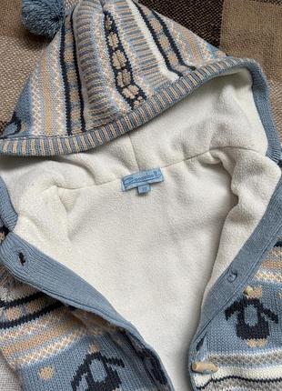 Кофта кофтиночка дитяча на флісі 80р 2