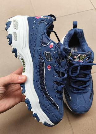 Кожаные кроссовки skechers