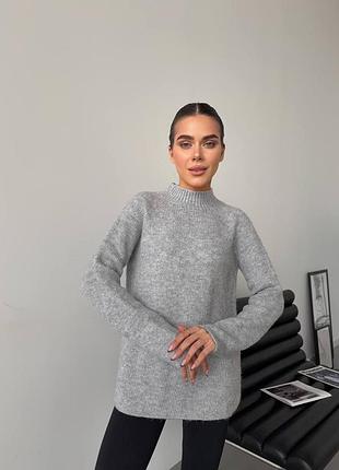 Жіночий повсякденний класичний теплий светр без шва виробник туреччина вʼязка відмінна якість