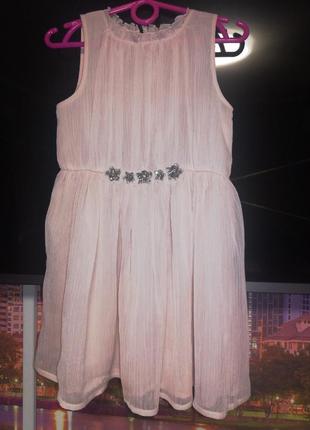 Праздничное нарядное нежное красивое платье 4-5лет1 фото