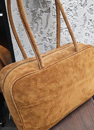 Замшева жіноча сумка італія