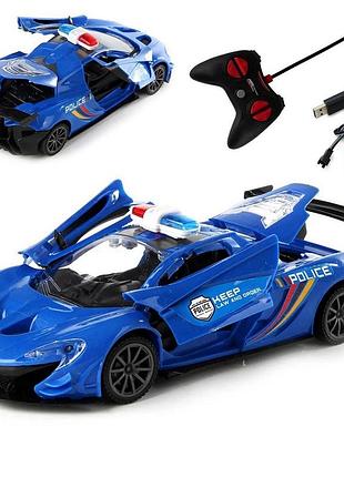 Машинка на радиоуправлении полиция открываются двери с аккумулятором