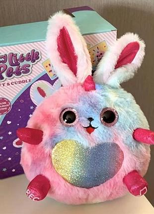 М'яка інтерактивна іграшка-повторюшка "звірята" для дітей