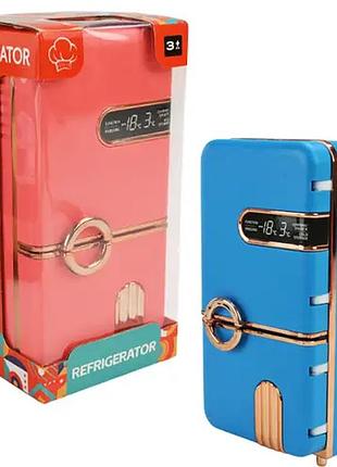 Игрушечный холодильник со звуком и светом, развивающая игрушка для мальчиков и девочек