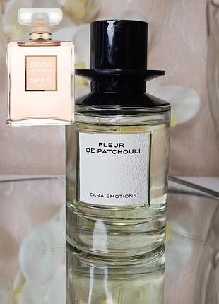 Zara fleur de patchouli edp распыли флакон