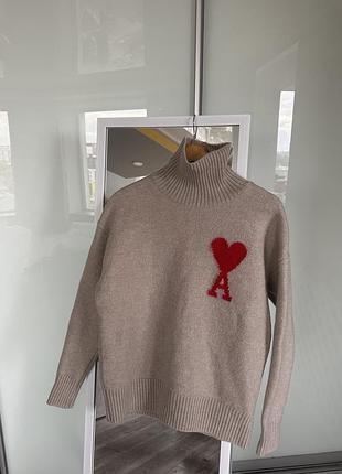 Ami paris гольф светр