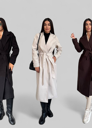 Пальто из турецкого кашемира🍁👍 есть подклад