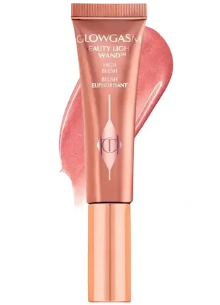 Гелевые румяна-хайлайтер charlotte tilbury glowgasm beauty light wand mini pinkgasm 5 мл
