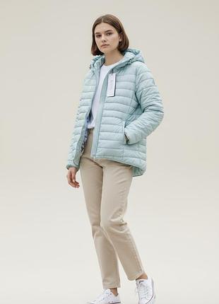 Нежные пастельные куртки мята и пудра