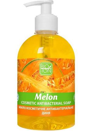 Антибактериальное жидкое мыло bioton дыня с дозатором 500 мл