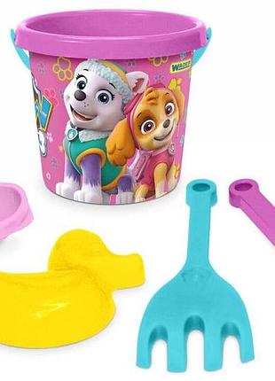 Набор для песка tigres 81552 щенячий патруль розовый 5 элементов