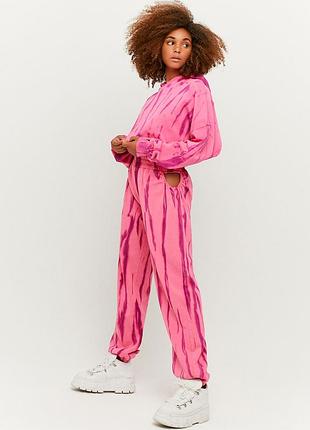 Худі жіночі рожевий вкорочений худі тай-дай tally weijl s