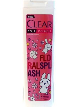 Шампунь clear против перхоти для женщин floral splash 400 мл
