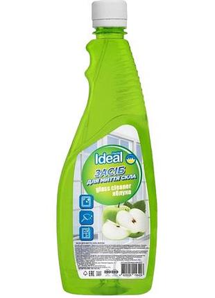 Средство для мытья стекла family ideal яблоко запаска 500 мл