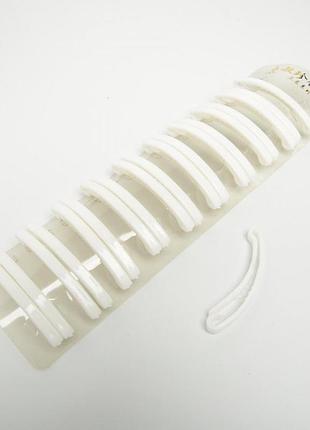 Дитячі прищіпки 6-3997 білі 6 х 0.5 см