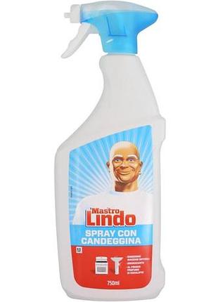 Универсальное чистящее средство mastro lindo с отбеливателем 750 мл