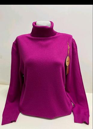 💜фуксія водолазка гольф мілано