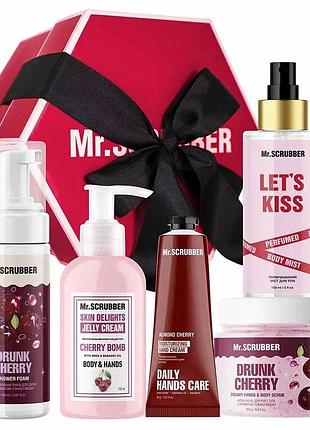 Подарунковий набір mr. scrubber cherry kiss