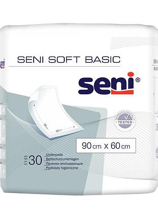 Пеленки seni soft basic 90 x 60 см 30 шт