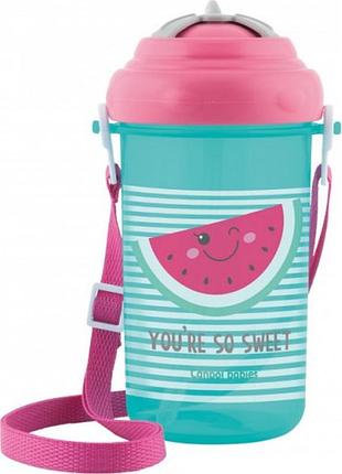 Бидончик со сложной силиконовой трубочкой canpol babies 4/102 pin so cool 400 мл