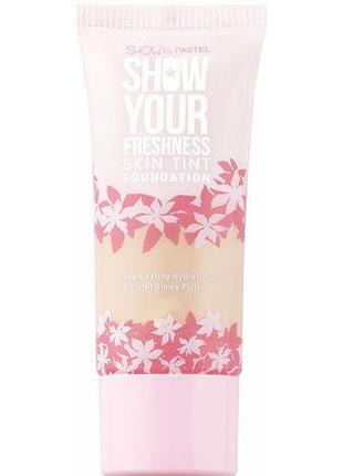Тональная основа pastel show your freshness skin tint foundation тон 501 fair 30 мл