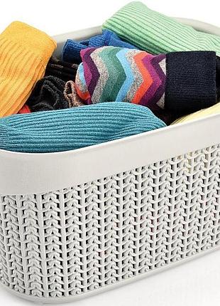 Кошик uсsan plastik м-089 в'язка 33х24.2х16.5 см 9 л