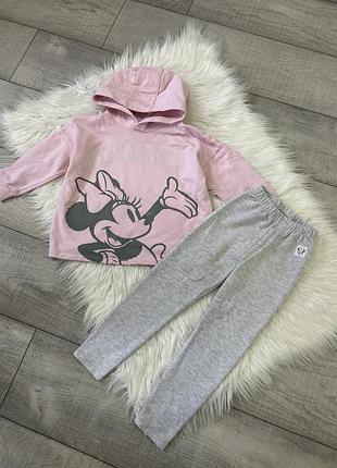 Набір, костюм для дівчинки худі та лосинки