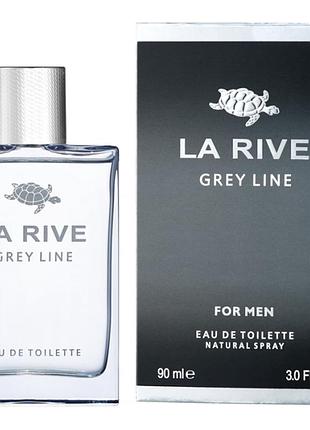 La rive туалетная вода мужская grey line 90 ml