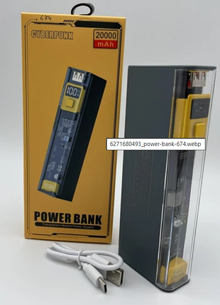 Power bank 674 – 20000mah (реальная емкость)