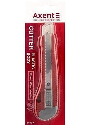 Нож канцелярский axent 6602-a 18 мм