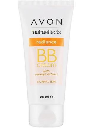 Матирующий вв-крем сияние avon medium 30 мл