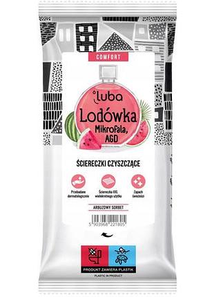 Влажные салфетки для мойки холодильника luba comfort парфюмированные 32 шт