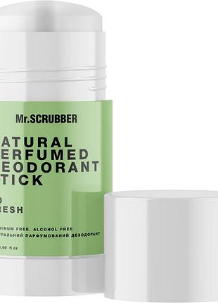 Натуральный парфюмированный дезодорант стик mr. scrubber so fresh 50 г