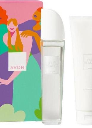 Набор подарочный женский avon pur blanca