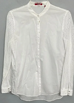 Бавовняна сорочка hugo boss з мереживними рукавами