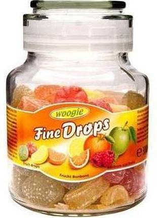Леденцы woogie fine drops с фруктовым вкусом 300 г