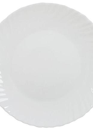 Тарелка обеденная vittora v-220w blanco wave 220 мм