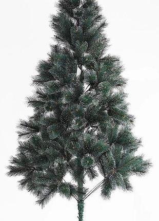 Ялинка штучна с 66872 розбірна, прикрашена глітером, висота 115 см