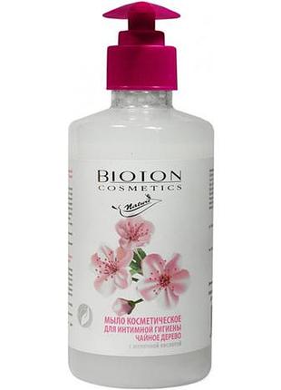 Мыло для интимной гигиены bioton cosmetics nature чайное дерево 300 мл