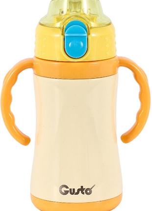 Термос gusto gt127 одуванчик со съемными ручками 280 мл