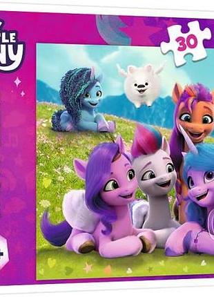 Пазлы trefl 18299 дружелюбные пони 30 элементов