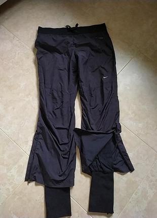 Штани жіночі спортивні чорні базові з підкладкою