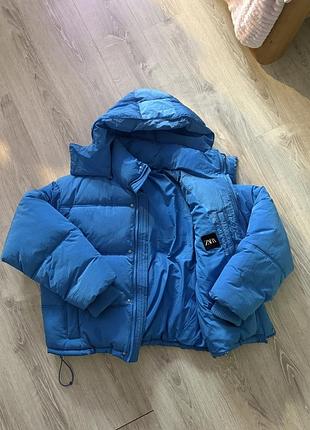 Пуховик zara чоловіча