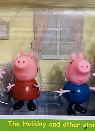 Набор персонажей hs-2377/240pcs свинка пеппа 4 фигурки