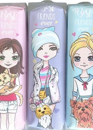 Пенал шкільний best friends на блискавці