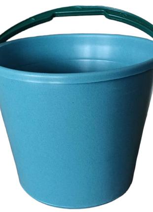 Ведро пластиковое с пластиковой ручкой 10 л