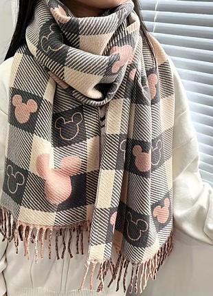 Трендовий жіночий якісний шарф осінь/зима/весна